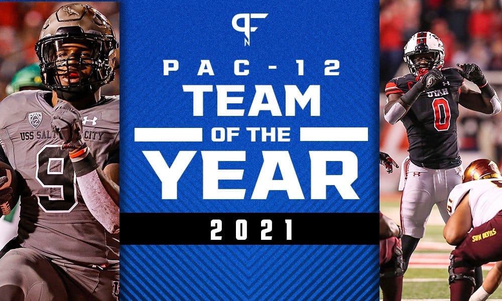 AllPac 12 Football Team Honors for the 2021 College Football season