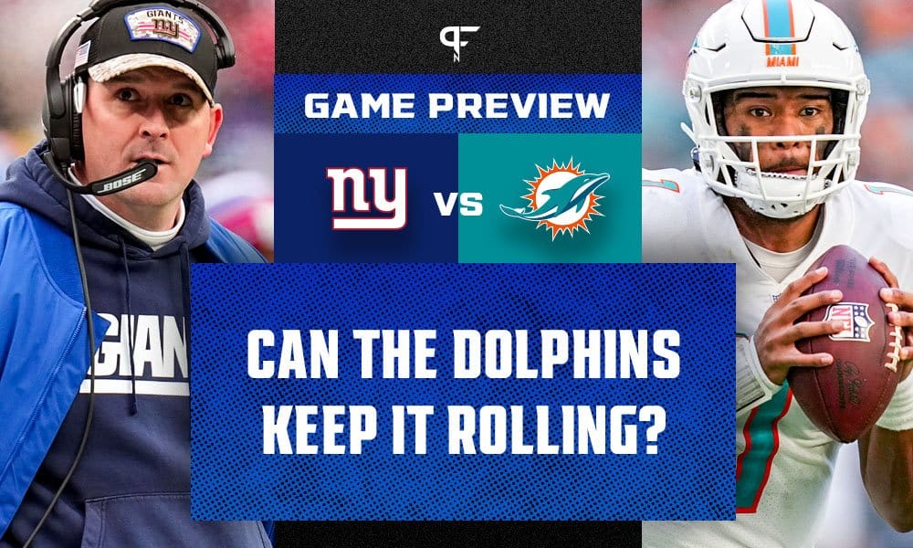 New York Giants vs. Miami Dolphins Prediction, Storylines: The Rise of the  Porpoises