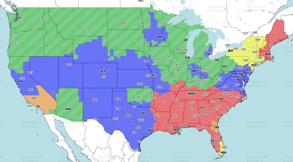 Jaguars vs. Titans: CBS TV coverage map for Week 13 - Big Cat Country