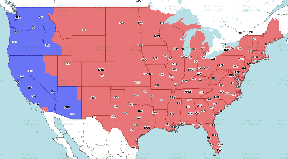 CBS Late NFL TV map for Week 13 2021