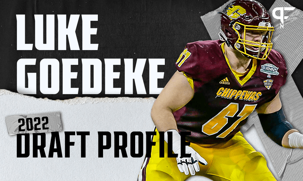 Bucs trade up to select Central Michigan guard Luke Goedeke