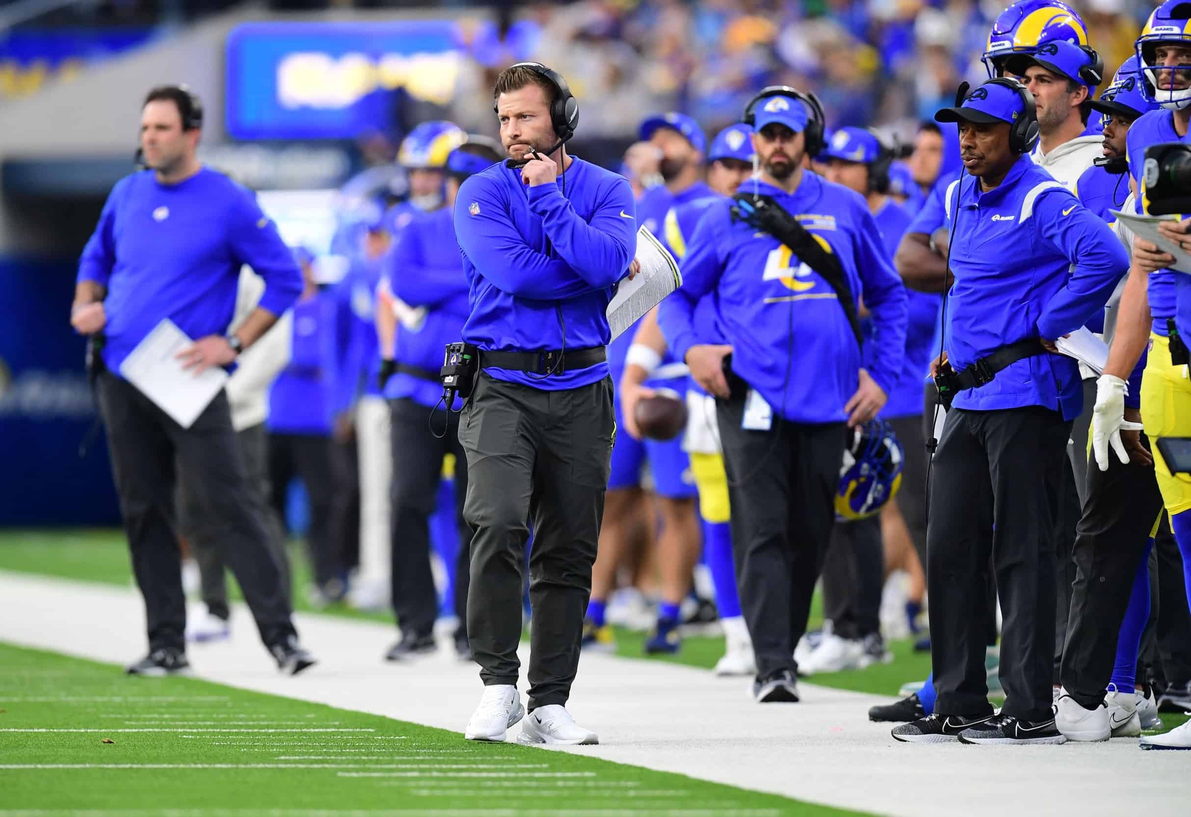 Los Angeles Rams coaching staff for Super Bowl 56