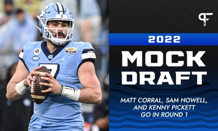 2022 NFL Mock Draft: Matt Corral, Sam Howell, and Kenny Pickett go in Round 1
