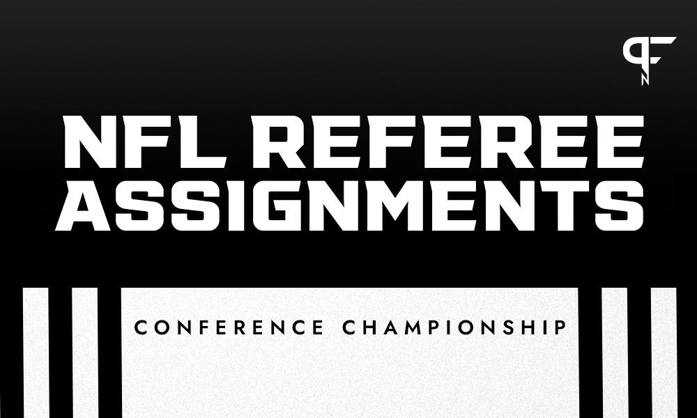 NFL Officiating on X: Officiating assignments for the Conference  Championships are set:  #CINvsKC – Bill Vinovich  #SFvsLAR – Carl Cheffers  / X