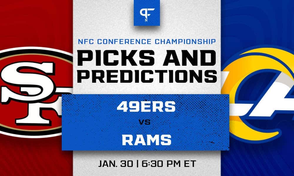 NFC Championship Prediction and Preview: San Francisco 49ers vs. Los  Angeles Rams 