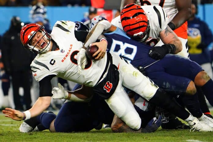 Joe Burrow must limit sacks for a chance at Super Bowl LVI