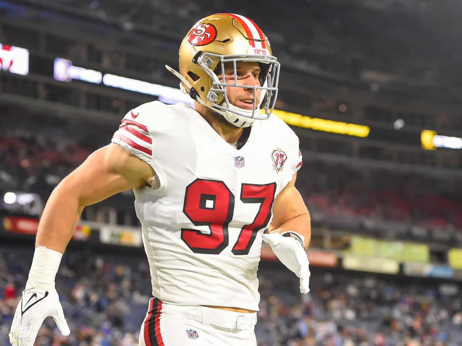 Giants' offensive line will have tough challenge against Nick Bosa