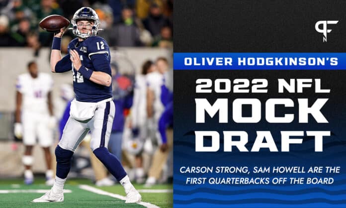 2022 NFL Mock Draft: Carson Strong, Sam Howell are the first quarterbacks off the board