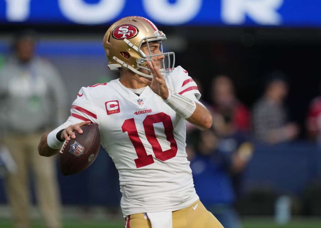 Jimmy Garoppolo prop bets: Tracking 49ers QB in betting, DFS for