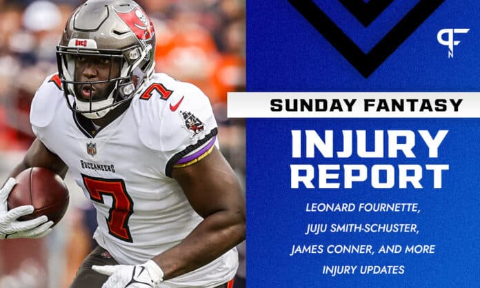 NFL Injury Report: Leonard Fournette, JuJu Smith-Schuster, James Conner,  and more injury updates