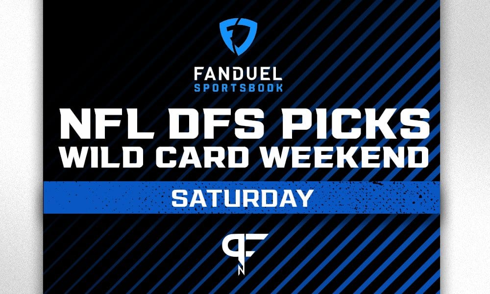 fanduel wild card weekend lineup