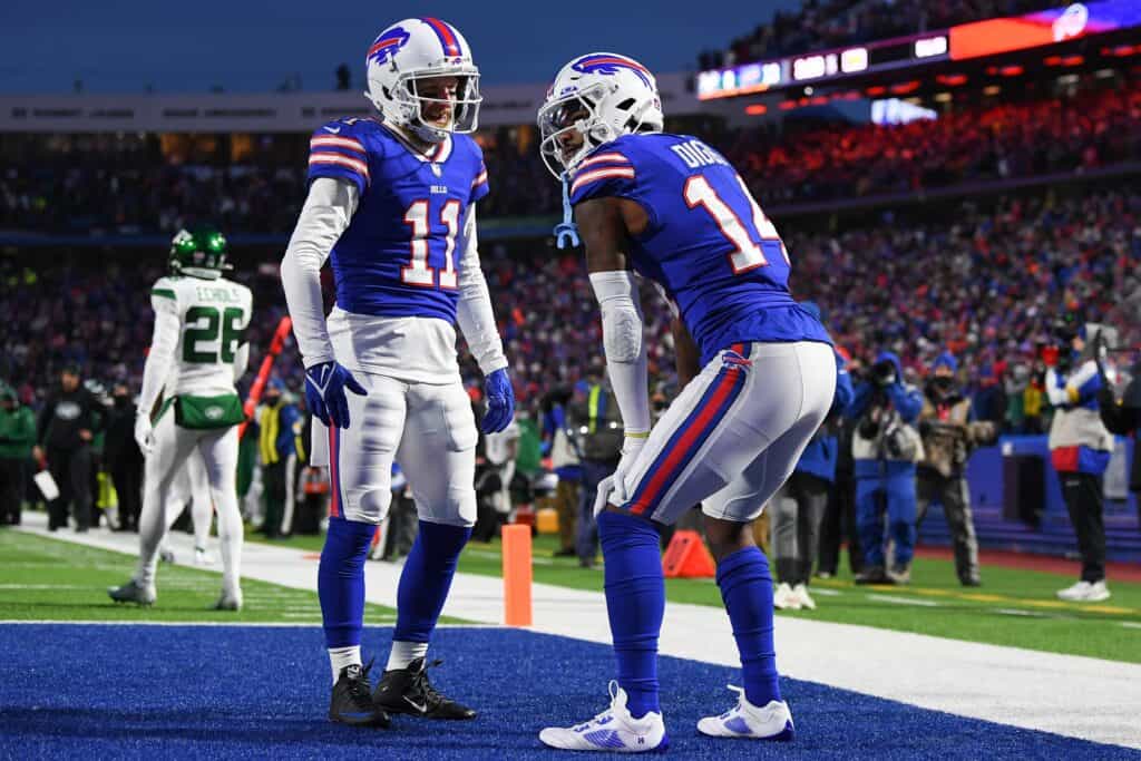 Bills Gabriel Davis credits Stefon Diggs after record-setting playoff