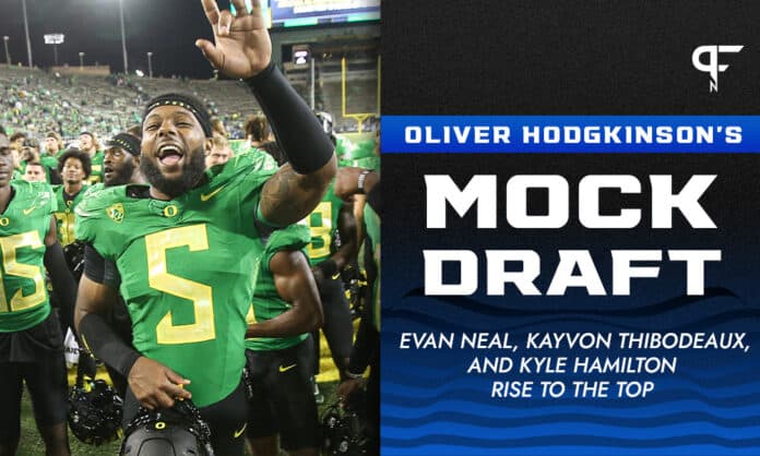 2022 NFL Mock Draft: Evan Neal, Kayvon Thibodeaux, and Kyle Hamilton rise to the top