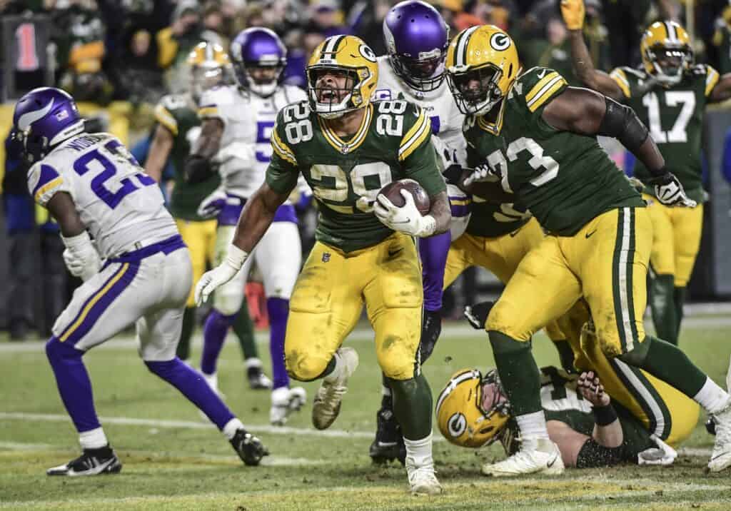 Fantasy football draft strategy: Which Packers RB should you draft? Aaron  Jones vs. AJ Dillon - DraftKings Network