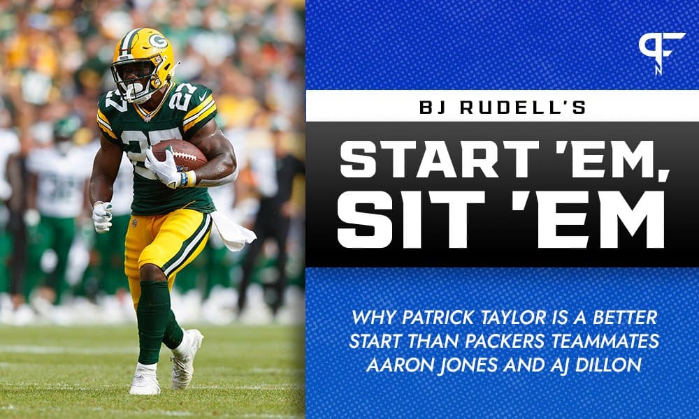 Patrick Taylor fantasy football start/sit advice: What to do with Packers  RB in Week 18 - DraftKings Network