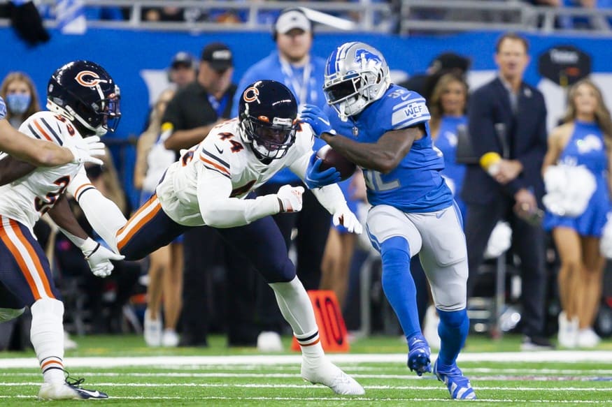 Detroit Lions RB D'Andre Swift, WR Amon-Ra St. Brown ACTIVE vs