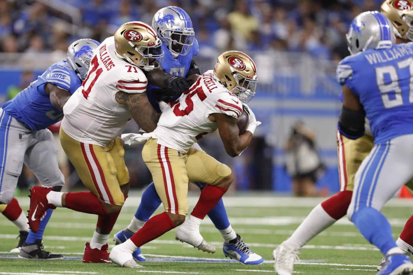 Fantasy RB Injury Report Week 17 Elijah Mitchell, Damien Harris