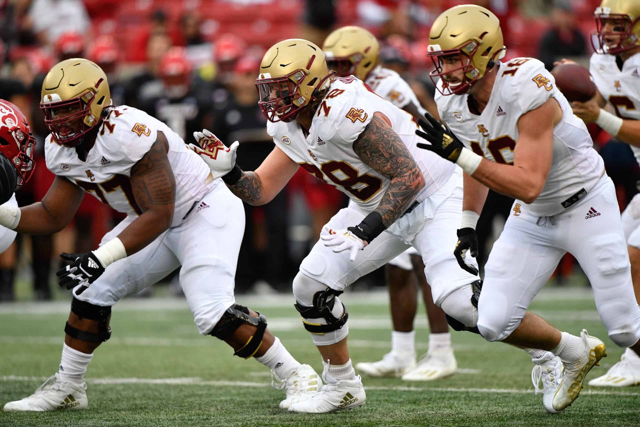 Boston College LB Isaiah Graham-Mobley participates in 2022 NFL draft  combine