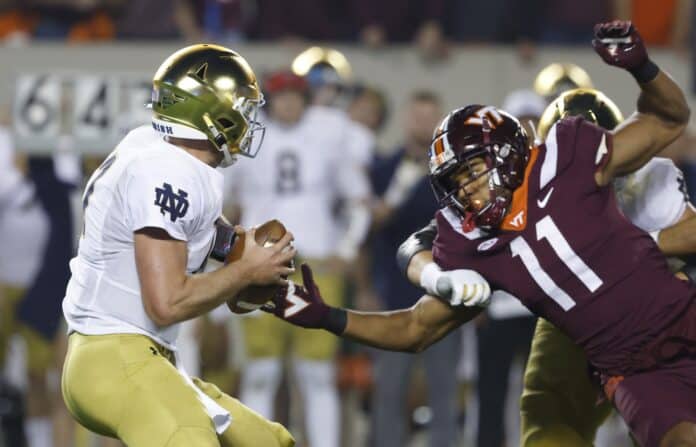 2022 NFL draft: Virginia Tech offensive tackle Luke Tenuta selected