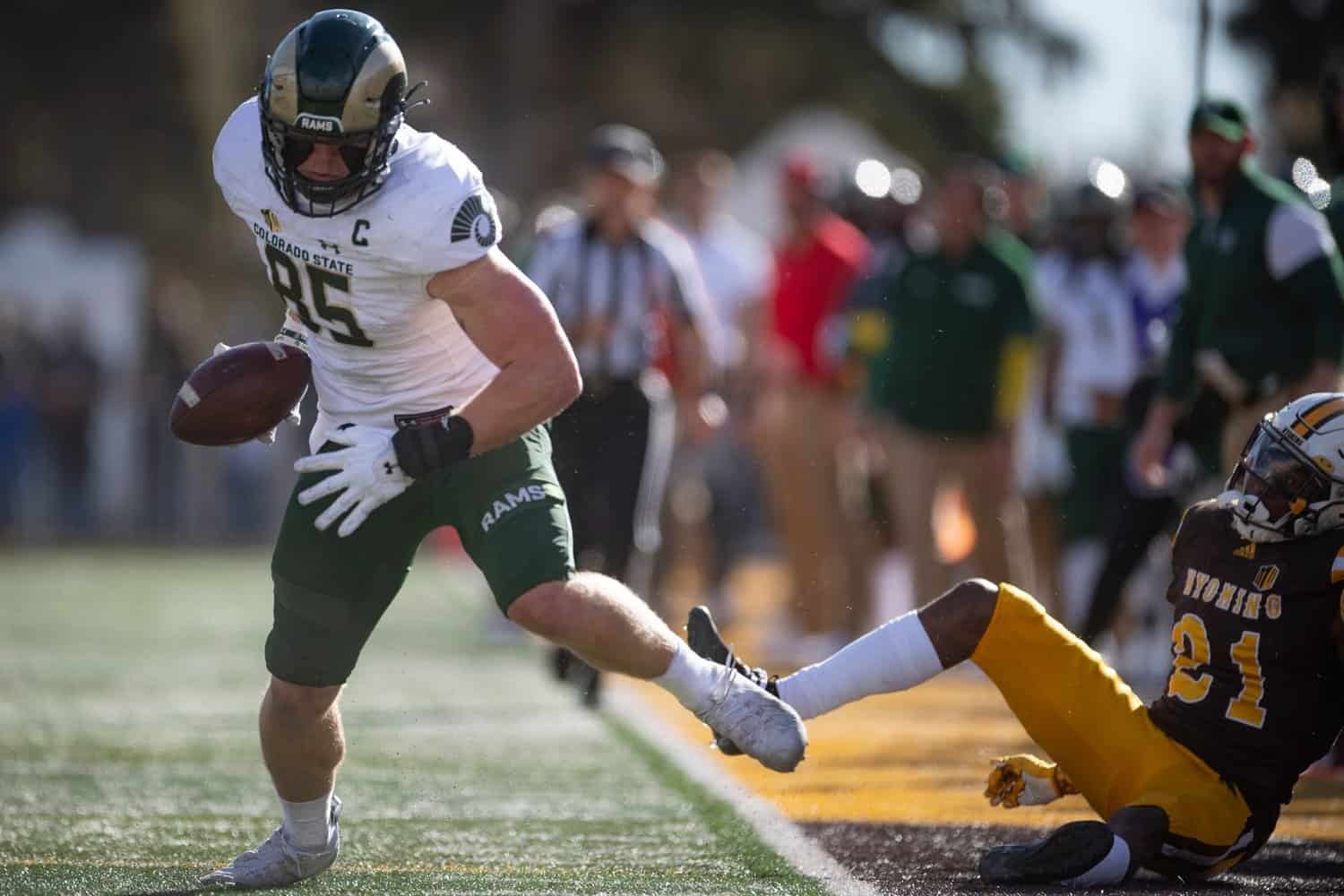 CSU football's Trey McBride stars at Senior Bowl prior to NFL draft