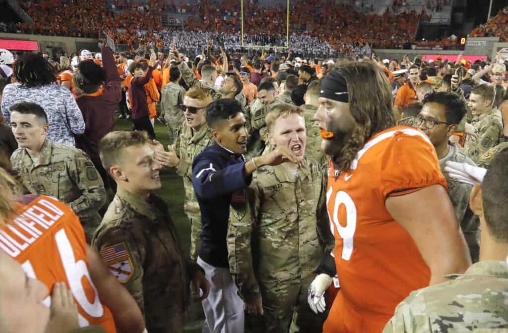 Virginia Tech OT Luke Tenuta embodies the 'Football is Family' mentality as  he prepares for the 2022 NFL Draft