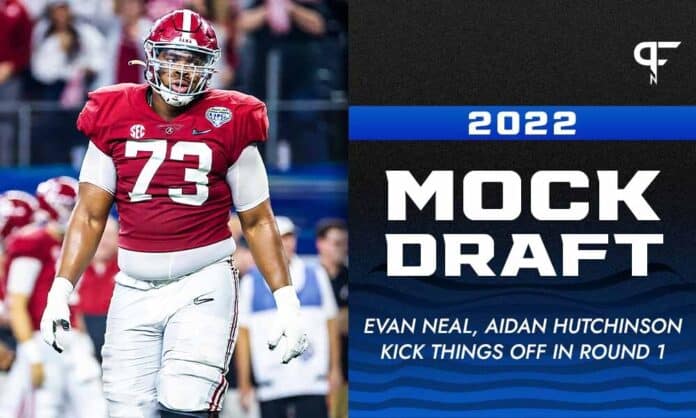 2022 NFL Mock Draft: Evan Neal, Aidan Hutchinson kick things off in Round 1