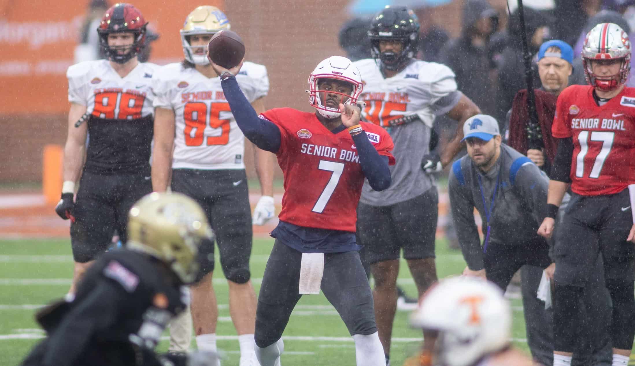 Steelers could pursue QB Malik Willis after strong Senior Bowl week