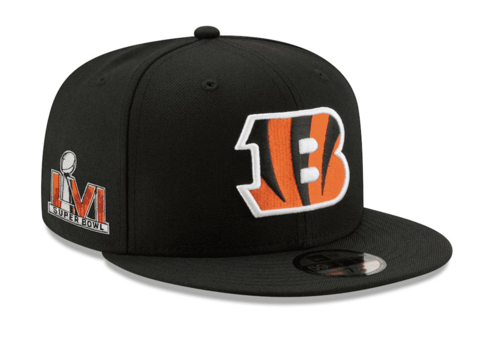 bengals super bowl fitted hat
