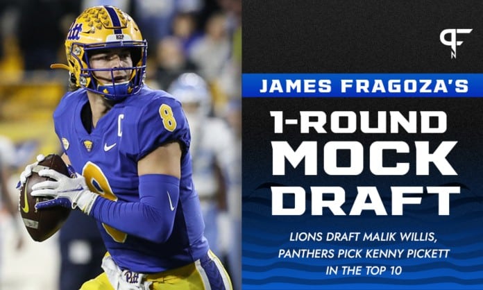 1-Round 2022 NFL Mock Draft: Lions select Malik Willis, Panthers pick Kenny Pickett in the top 10