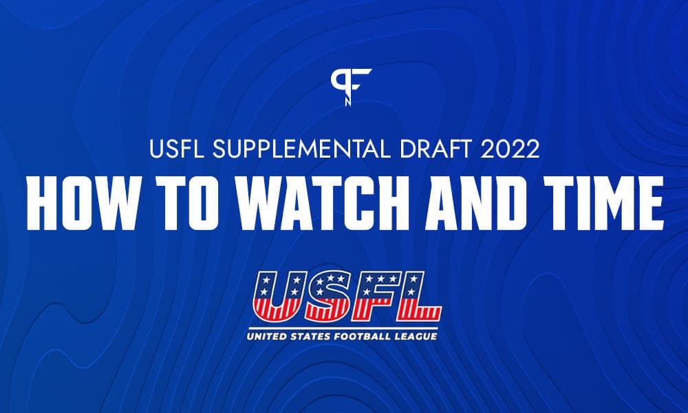 USFL Supplemental Draft 2022: What time does it start and how to watch