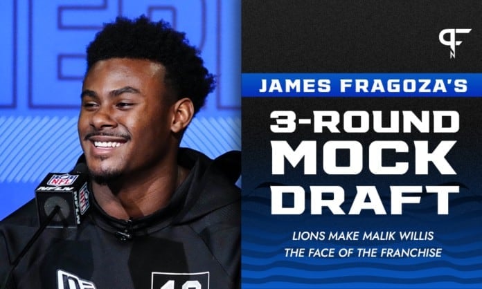nfl mock draft 2022 3 rounds with trades