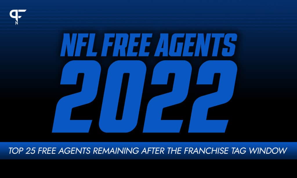 Nfl free agents 2022 top 25 free agents remaining after the franchise