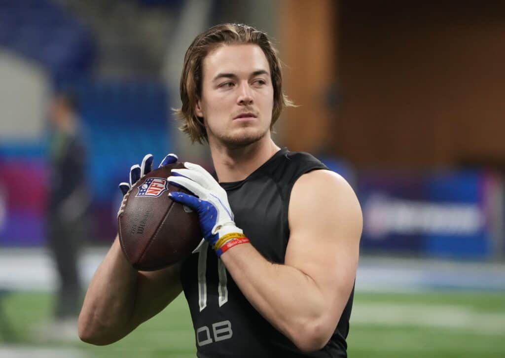 Confident Kenny Pickett taking NFL draft scrutiny in stride