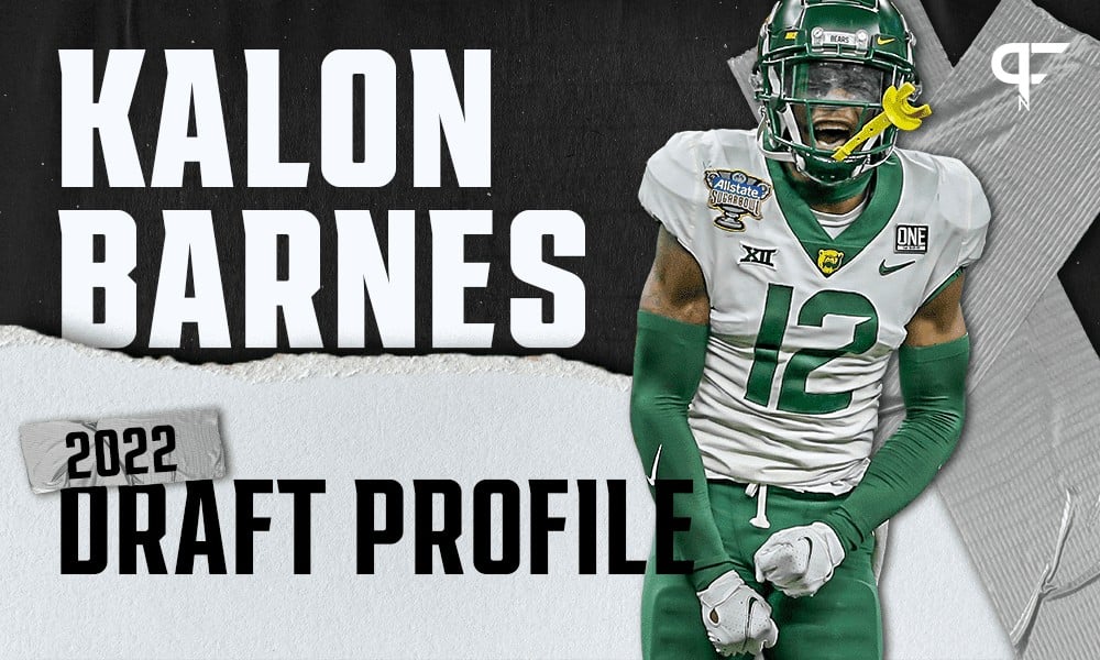 Kalon Barnes, Baylor CB  NFL Draft Scouting Report