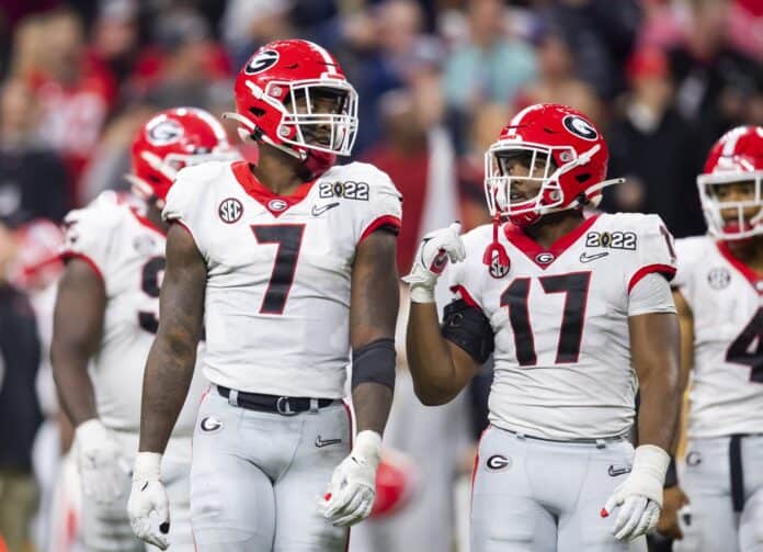 Georgia LB Quay Walker selected in first-round of 2022 NFL draft