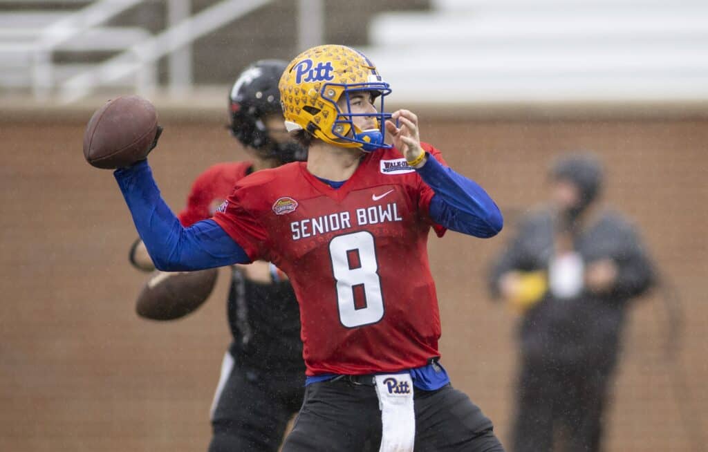 NFL Scouting Combine: Falcons interview QBs Pickett and Corral