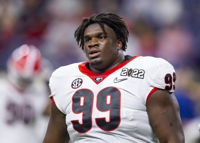 Philadelphia Eagles select Georgia DT Jordan Davis with 13th overall pick  in 2022 NFL Draft