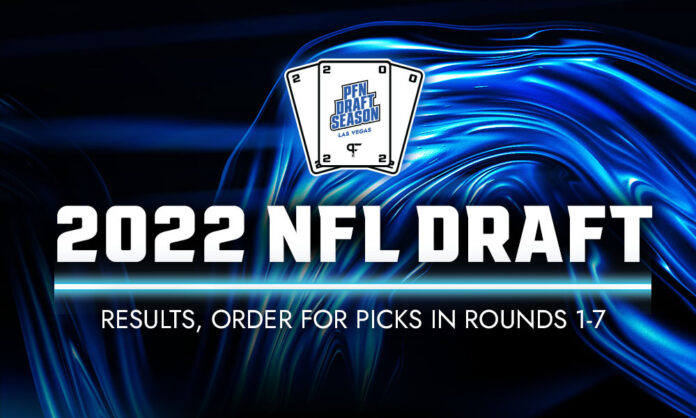 2022 NFL Draft: Results, order for picks in Rounds 1-7