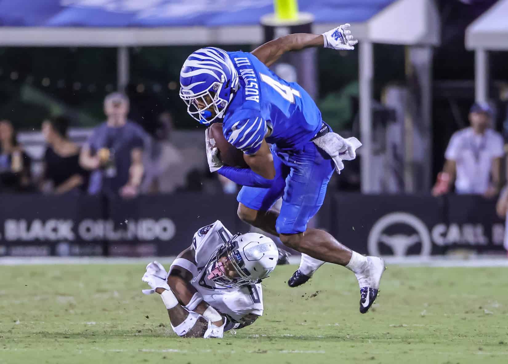 Report: Titans hosted Memphis WR Calvin Austin III on a Top 30