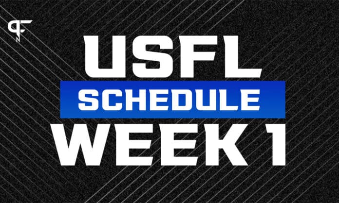 USFL Week 1 Schedule 2022: Matchups, how to watch, live streams, odds, and more