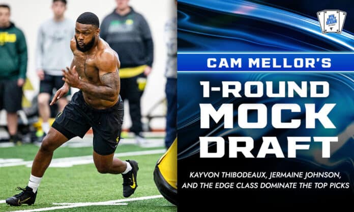 1-Round 2022 NFL Mock Draft: Kayvon Thibodeaux, Jermaine Johnson, and the EDGE class dominate the top picks