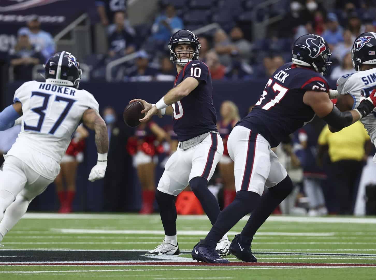 Houston Texans: The workouts, the playmakers, and the early talk about QB  Davis Mills