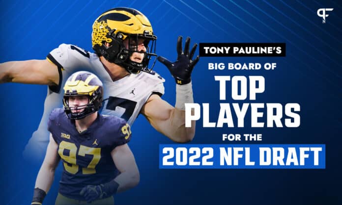 Tony Pauline's Big Board of top players for the 2022 NFL Draft
