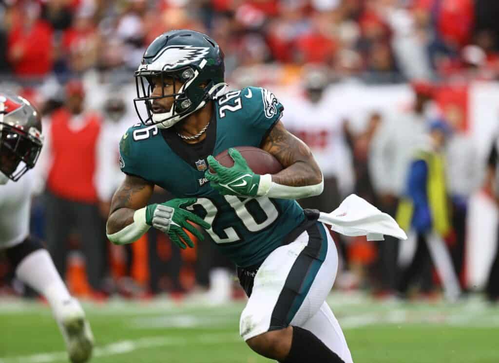 Miles Sanders reflects on his years with the Eagles