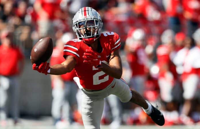 Chris Olave 2022 NFL Draft Profile WR Ohio State