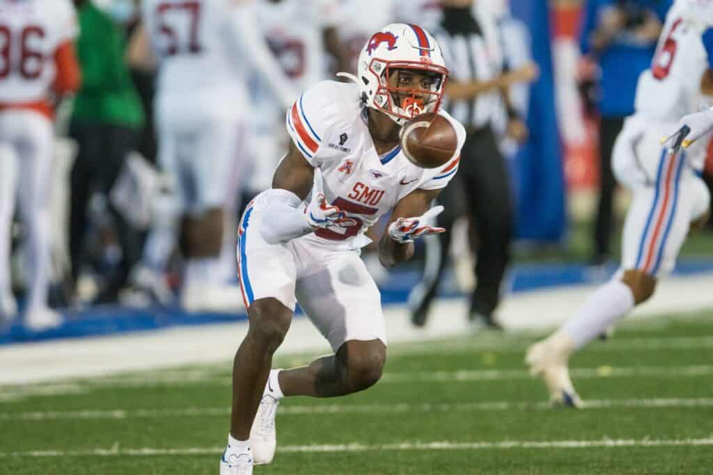 49ers to meet with SMU WR Danny Gray, who ran a 4.33 40-yard dash