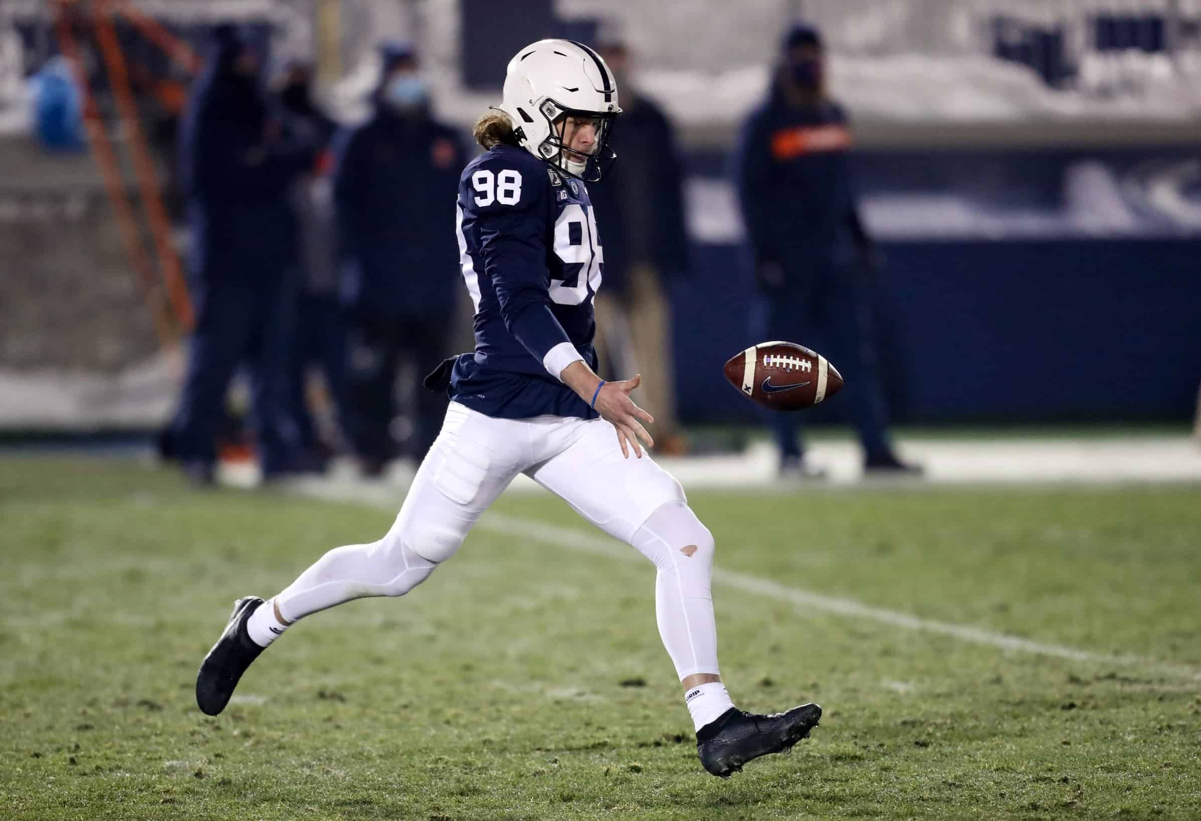 NFL Combine 2022: Specialist Jordan Stout continues battle to be top punter  in draft, shows off speed 