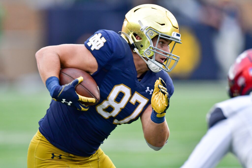 Michael Mayer's unstoppable rise up the ranks of Notre Dame's best tight  ends ever: 'He's just made for this' - The Athletic