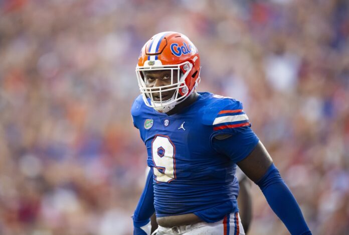 Florida Gators uniform combination for the Las Vegas Bowl