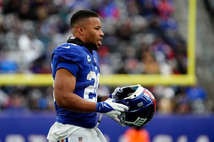 Giants' Barkley, Bills' Diggs among best bets to score - The San